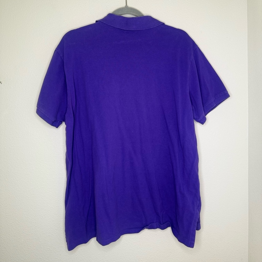 Polo Ralph Lauren Purple Polo Shirt 100% cotton short sleeve men’s top - Picture 2 of 4